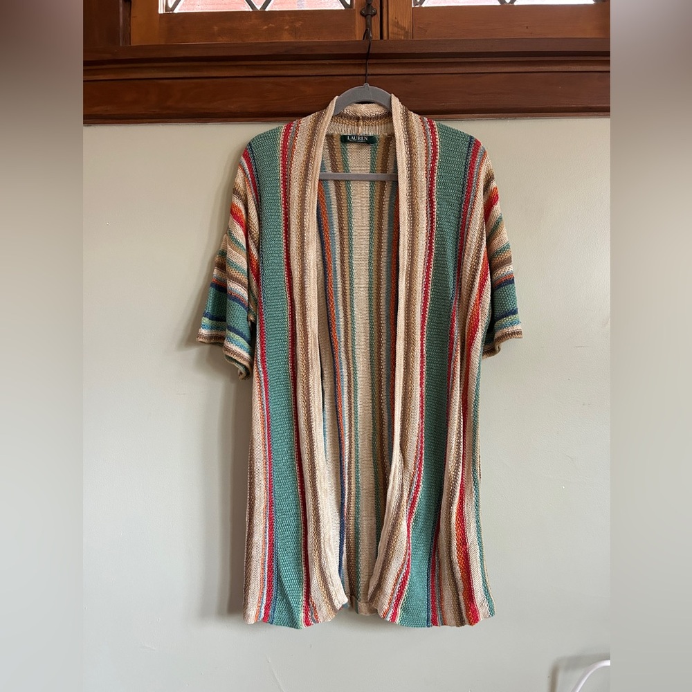 Ralph Lauren Multicolor Knit Cardigan